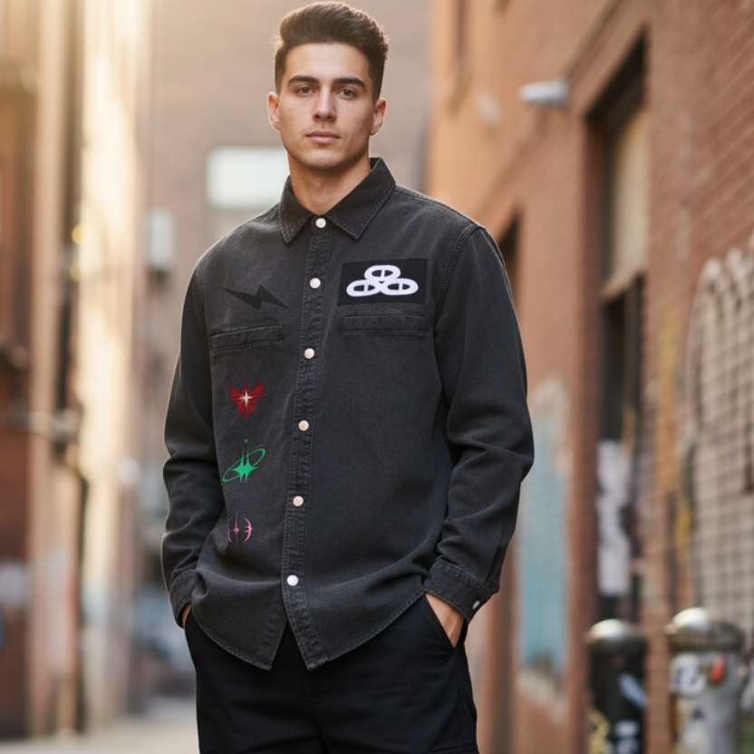 Guy wearing the jacket